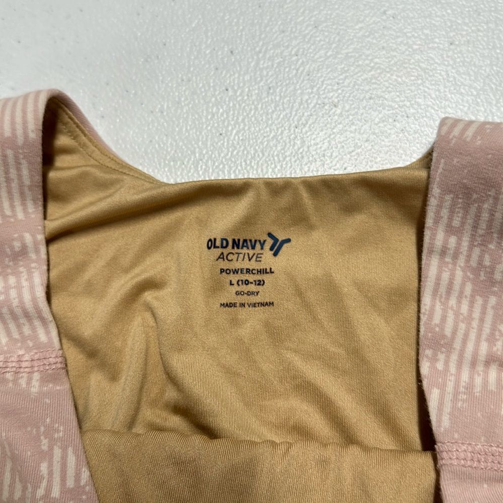 😍 3 for $15 😍 girls OLD NAVY pink sports bra size L (10/12) - Picture 2 of 2